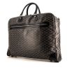 Porta abiti Goyard in tela monogram nera e pelle nera - 00pp thumbnail