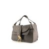 Chloé handbag in grey leather - 00pp thumbnail
