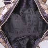 Borsa Gucci Princy in tela monogram cerata beige e pelle marrone - Detail D2 thumbnail