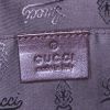Gucci Princy handbag in beige monogram canvas and brown leather - Detail D3 thumbnail