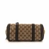Gucci Princy handbag in beige monogram canvas and brown leather - Detail D4 thumbnail