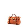 Mulberry Alexa small model shoulder bag in orange grained leather - 00pp thumbnail