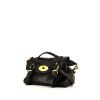 Mulberry Alexa medium model shoulder bag in black grained leather - 00pp thumbnail