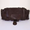 Chloé Silverado handbag in brown leather - Detail D4 thumbnail