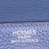 Bolso de mano Hermes Kelly 35 cm en cuero azul oscuro - Detail D4 thumbnail