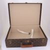 Valigia Louis Vuitton Zephyr 50 in tela monogram marrone e pelle naturale - Detail D2 thumbnail