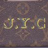 Valigia Louis Vuitton Zephyr 50 in tela monogram marrone e pelle naturale - Detail D4 thumbnail