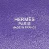 Bolso de mano Hermès Tool Box en cuero swift violeta Iris - Detail D4 thumbnail