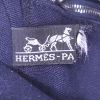 Shopping bag Hermes Toto Bag - Shop Bag modello piccolo in tela nera e blu marino - Detail D3 thumbnail