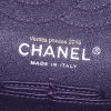 Chanel 2.55 small model shoulder bag in purple jersey canvas - Detail D4 thumbnail