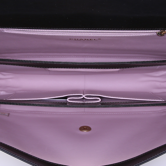 Borsa Chanel Timeless jumbo in pelle trapuntata nera - Detail D3