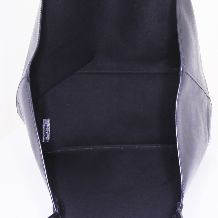 Sac cabas Givenchy Antigona en cuir noir - Detail D2