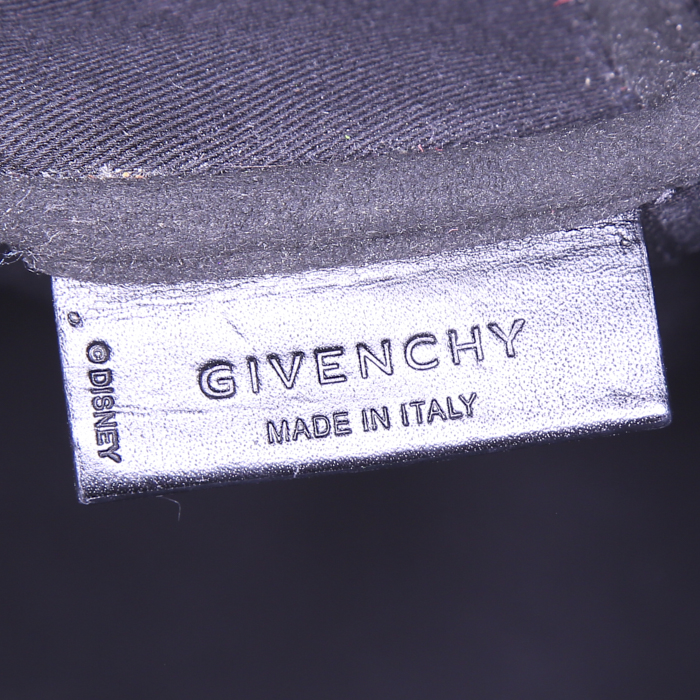 Shopping bag Givenchy Antigona in pelle nera con motivo - Detail D3