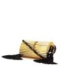 Bolso bandolera Saint Laurent Opyum Box en metal dorado - 00pp thumbnail