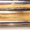 Saint Laurent Opyum Box shoulder bag in gold metal - Detail D2 thumbnail