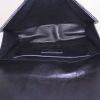 Pochette Saint Laurent en cuir noir - Detail D2 thumbnail