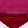 Pochette Fendi Baguette in camoscio rosa e pelle rosa - Detail D2 thumbnail