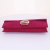Fendi Baguette pouch in pink suede and pink leather - Detail D4 thumbnail