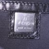Fendi Baguette pouch in black canvas - Detail D4 thumbnail