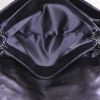 Borsa Chanel Timeless in pelle verniciata nera con decoro floreale - Detail D3 thumbnail