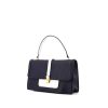 Miu Miu handbag in blue and white leather - 00pp thumbnail