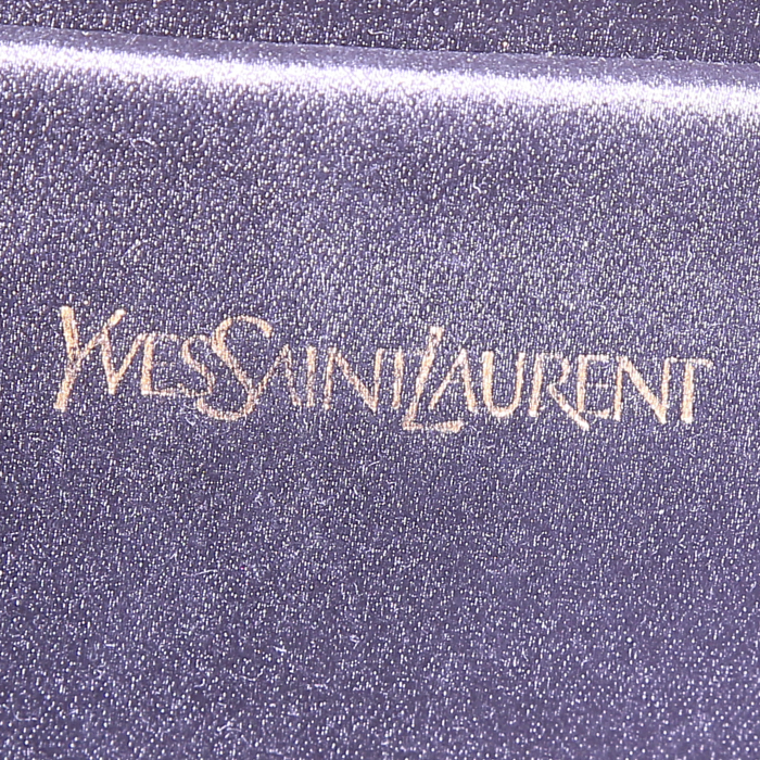 Pochette Saint Laurent Belle de Jour en cuir noir - Detail D3