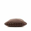 Louis Vuitton Bloomsbury shoulder bag in ebene damier canvas and brown leather - Detail D4 thumbnail