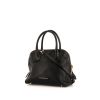 Burberry Greenwood handbag in black grained leather - 00pp thumbnail
