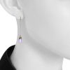 Pomellato Veleno pendants earrings in pink gold,  amethyst and smoked quartz - Detail D1 thumbnail