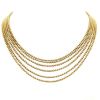 Cartier Perruque medium model necklace in yellow gold - 00pp thumbnail