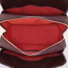 Louis Vuitton  Triana handbag in brown damier canvas and brown leather - Detail D3 thumbnail