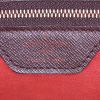 Louis Vuitton Triana handbag in brown damier canvas and brown leather - Detail D4 thumbnail