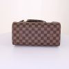 Louis Vuitton  Triana handbag in brown damier canvas and brown leather - Detail D5 thumbnail