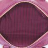 Sac à main Louis Vuitton Speedy 25 cm en cuir monogram empreinte rose-framboise - Detail D3 thumbnail