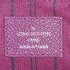Sac à main Louis Vuitton Speedy 25 cm en cuir monogram empreinte rose-framboise - Detail D4 thumbnail