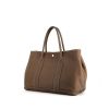 Hermes Garden shopping bag in etoupe leather - 00pp thumbnail