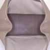 Hermes Garden shopping bag in etoupe leather - Detail D2 thumbnail