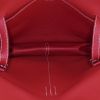 Hermès Halzan medium model shoulder bag in red togo leather - Detail D2 thumbnail