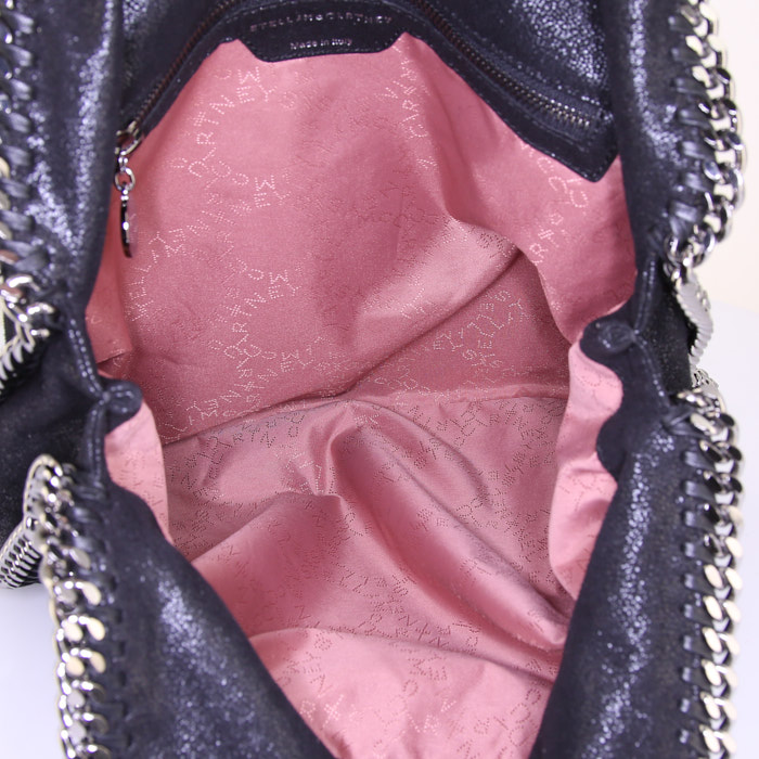 Borsa Stella McCartney Falabella in tela nera - Detail D2