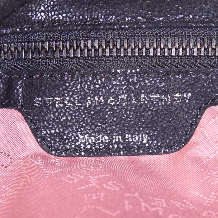 Borsa Stella McCartney Falabella in tela nera - Detail D3