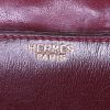 Hermes Constance bag worn on the shoulder or carried in the hand in burgundy box leather - Detail D4 thumbnail