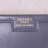 Hermes Jige pouch in grey Graphite box leather - Detail D3 thumbnail