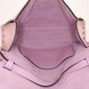 Valentino Garavani Rockstud shoulder bag in pink grained leather - Detail D2 thumbnail