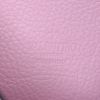 Valentino Garavani Rockstud shoulder bag in pink grained leather - Detail D3 thumbnail