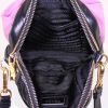 Prada Bow shoulder bag in black leather and pink leather - Detail D2 thumbnail