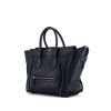 Celine Luggage medium model handbag in navy blue leather - 00pp thumbnail