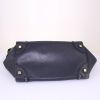 Bolso de mano Celine Luggage modelo mediano en cuero azul marino - Detail D4 thumbnail
