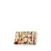 Portafogli Gucci in pelle beige con decoro floreale - 00pp thumbnail