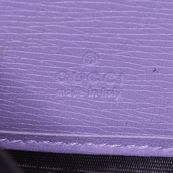 Portefeuille Gucci en cuir beige - Detail D3