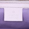 Shopping bag Gucci Nice in tela a fiori e pelle beige - Detail D3 thumbnail